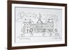 Luxembourg Palace, rue de Vaugirard, Paris, France-Richard Lawrence-Framed Photographic Print