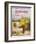 Luxembourg Travel Poster-E. Bourgeois-Framed Giclee Print