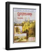 Luxembourg Travel Poster-E. Bourgeois-Framed Giclee Print