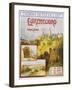 Luxembourg Travel Poster-E. Bourgeois-Framed Giclee Print