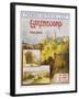 Luxembourg Travel Poster-E. Bourgeois-Framed Giclee Print