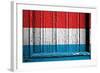 Luxemburg Flag-budastock-Framed Art Print