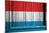 Luxemburg Flag-budastock-Mounted Art Print