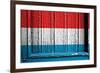 Luxemburg Flag-budastock-Framed Art Print