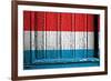 Luxemburg Flag-budastock-Framed Art Print