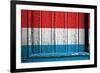 Luxemburg Flag-budastock-Framed Art Print