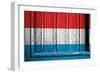 Luxemburg Flag-budastock-Framed Art Print