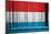 Luxemburg Flag-budastock-Mounted Art Print