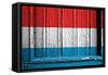 Luxemburg Flag-budastock-Framed Stretched Canvas