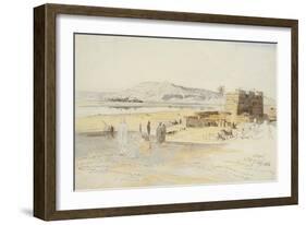 Luxor, 17th February 1854-Edward Lear-Framed Giclee Print