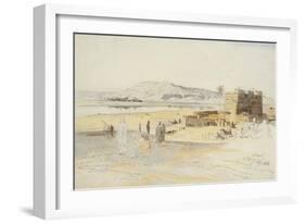 Luxor, 17th February 1854-Edward Lear-Framed Giclee Print