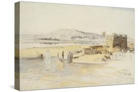 Luxor, 17th February 1854-Edward Lear-Stretched Canvas