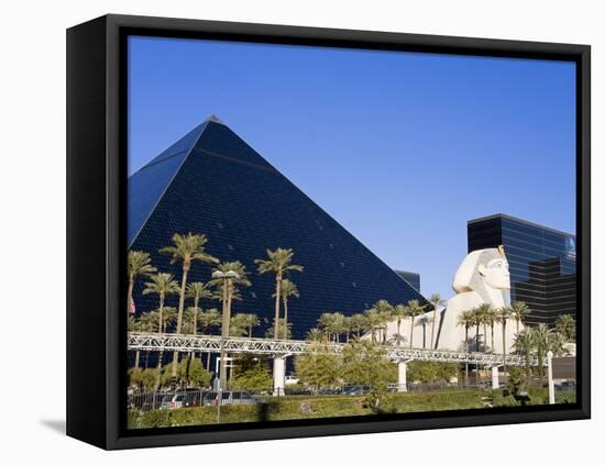 Luxor Hotel and Casino, Las Vegas, Nevada, United States of America, North America-Richard Cummins-Framed Stretched Canvas