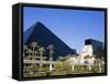 Luxor Hotel and Casino, Las Vegas, Nevada, United States of America, North America-Richard Cummins-Framed Stretched Canvas