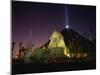 Luxor Hotel at Night, Las Vegas, Nevada, United States of America, North America-null-Mounted Photographic Print