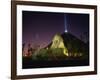 Luxor Hotel at Night, Las Vegas, Nevada, United States of America, North America-null-Framed Photographic Print