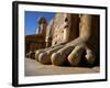 Luxor, Massive Feet on a Statue in the Temple of Karnak, Egypt-Mark Hannaford-Framed Photographic Print