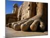 Luxor, Massive Feet on a Statue in the Temple of Karnak, Egypt-Mark Hannaford-Mounted Photographic Print