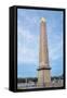 Luxor Obelisk On Place de la Concorde-Cora Niele-Framed Stretched Canvas