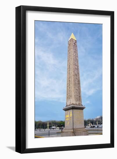 Luxor Obelisk On Place de la Concorde-Cora Niele-Framed Giclee Print