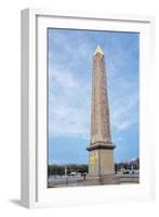 Luxor Obelisk On Place de la Concorde-Cora Niele-Framed Giclee Print