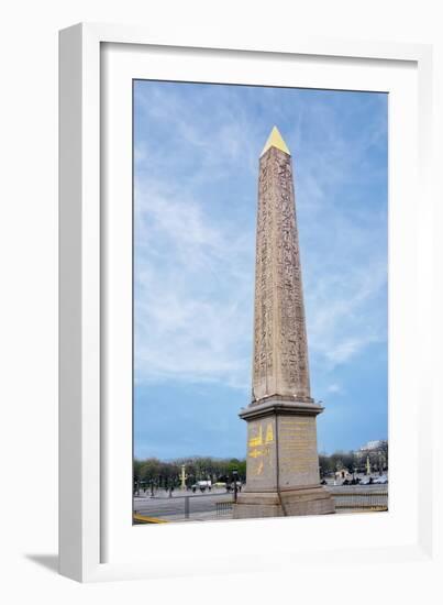 Luxor Obelisk On Place de la Concorde-Cora Niele-Framed Giclee Print