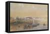 Luxor on the Nile, 1839-David Roberts-Framed Stretched Canvas