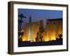 Luxor Temple, Luxor, Thebes, UNESCO World Heritage Site, Egypt, North Africa, Africa-Schlenker Jochen-Framed Photographic Print