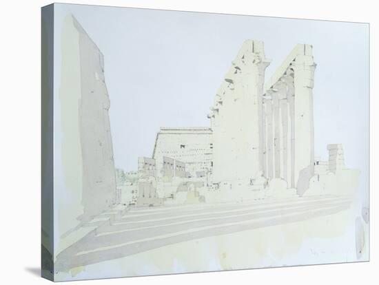 Luxor Temple-Charlie Millar-Stretched Canvas