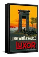 Luxor Wnter Palace Hotel, Egypt-null-Framed Stretched Canvas