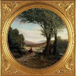 Dante Near the Entella-Luxoro Tammar-Framed Stretched Canvas