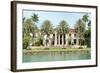 Luxurious Mansion by the Seaside on Star Island, Miami, Home of the Rich and Famous-Kamira-Framed Photographic Print