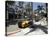 Luxury Car Parked on Rodeo Drive, Beverly Hills, Los Angeles, California, United States of America,-Gavin Hellier-Stretched Canvas