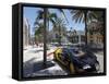 Luxury Car Parked on Rodeo Drive, Beverly Hills, Los Angeles, California, United States of America,-Gavin Hellier-Framed Stretched Canvas