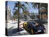 Luxury Car Parked on Rodeo Drive, Beverly Hills, Los Angeles, California, United States of America,-Gavin Hellier-Stretched Canvas