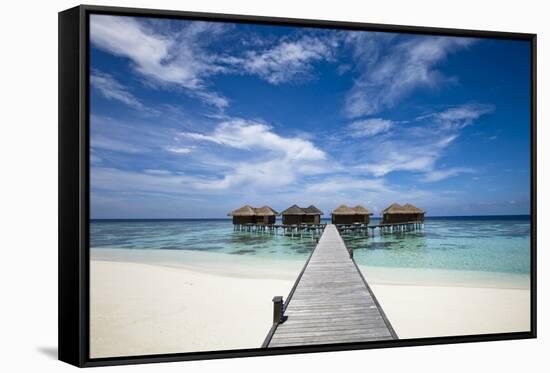 Luxury Hotel in Tropical Island-nitrogenic.com-Framed Stretched Canvas