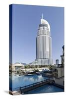 Luxury Hotel the Address, 63 Floors, Metropolis, Downtown Dubai, Dubai, United Arab Emirates-Axel Schmies-Stretched Canvas