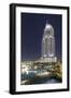 Luxury Hotel the Address, Souk Al Bahar, Downtown Dubai, Dubai, United Arab Emirates-Axel Schmies-Framed Photographic Print