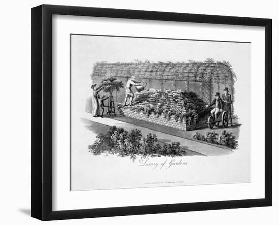 'Luxury of Gardens', 1816-Humphry Repton-Framed Giclee Print