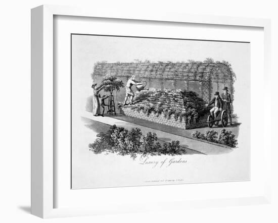 'Luxury of Gardens', 1816-Humphry Repton-Framed Giclee Print