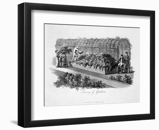 'Luxury of Gardens', 1816-Humphry Repton-Framed Giclee Print