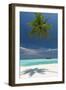 Luxury Over-Water Bungalow at Gili Lankanfushi Resort Maldives and Beach with Palm Trees-Sakis Papadopoulos-Framed Photographic Print