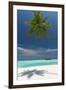 Luxury Over-Water Bungalow at Gili Lankanfushi Resort Maldives and Beach with Palm Trees-Sakis Papadopoulos-Framed Photographic Print