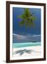 Luxury Over-Water Bungalow at Gili Lankanfushi Resort Maldives and Beach with Palm Trees-Sakis Papadopoulos-Framed Photographic Print