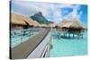 Luxury Overwater Vacation Resort on Bora Bora-pljvv-Stretched Canvas