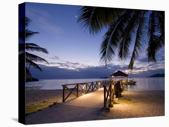 Luxury Resort, Malolo Island, Mamanuca Group, Fiji-Michele Falzone-Stretched Canvas