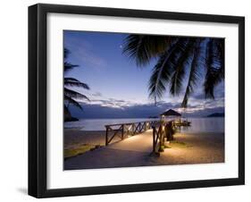 Luxury Resort, Malolo Island, Mamanuca Group, Fiji-Michele Falzone-Framed Photographic Print