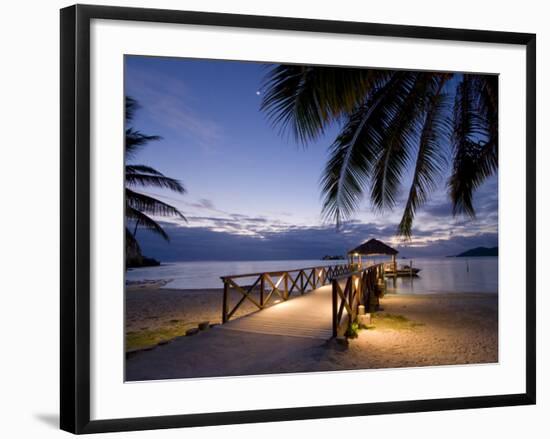 Luxury Resort, Malolo Island, Mamanuca Group, Fiji-Michele Falzone-Framed Photographic Print