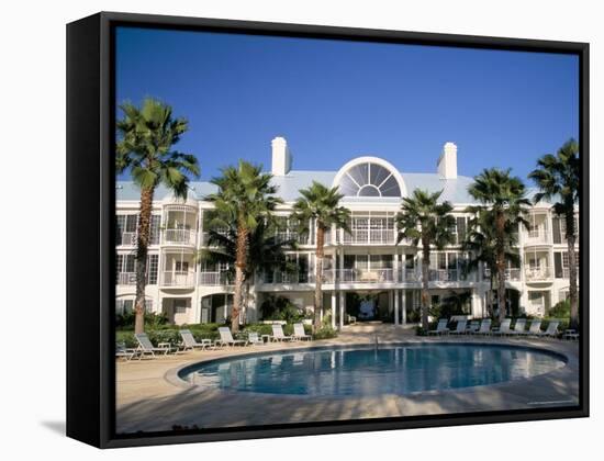 Luxury Seafront Apartments, Seven Mile Beach, Grand Cayman, Cayman Islands-Ruth Tomlinson-Framed Stretched Canvas