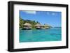 Luxury Thatched Roof Honeymoon Bungalows-pljvv-Framed Photographic Print